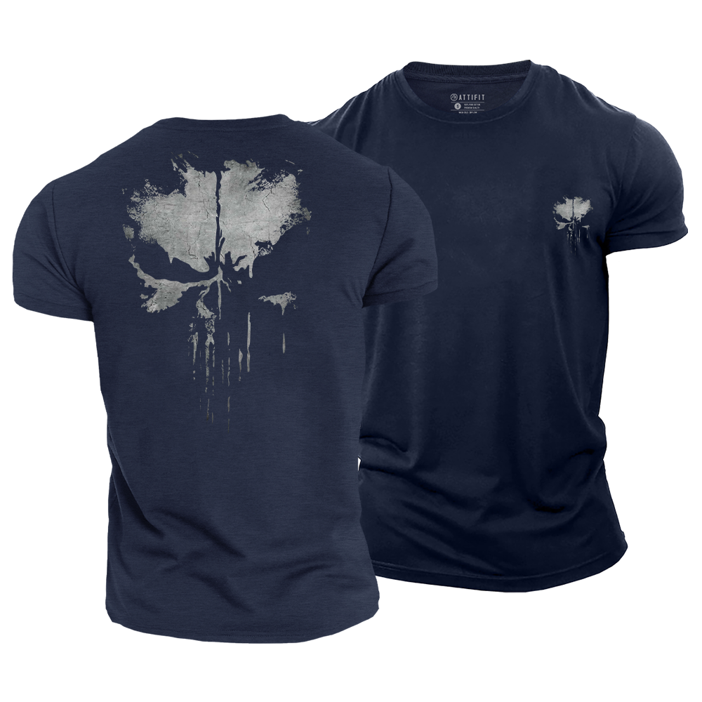 Skull Warrior Cotton T-Shirt