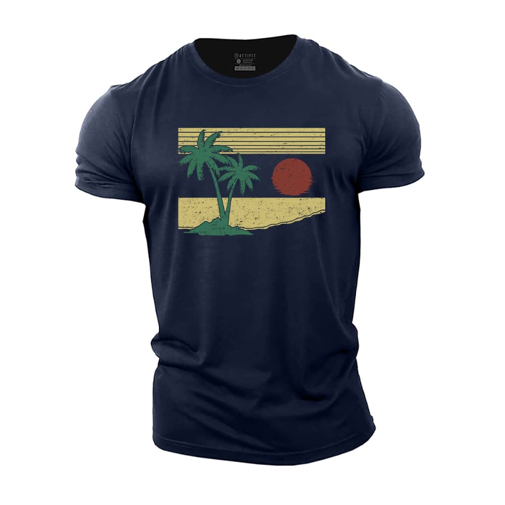 Coast Sunrise Cotton T-Shirt