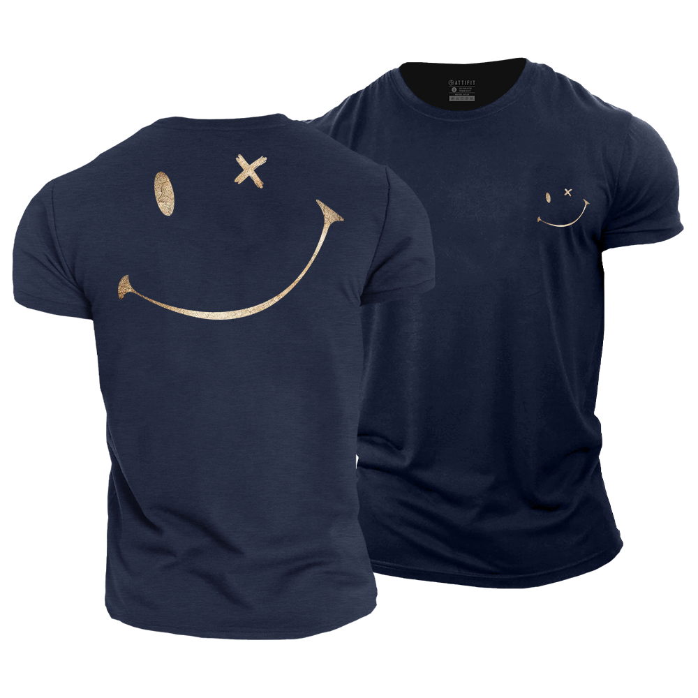 Simple Smiley Cotton T-Shirt