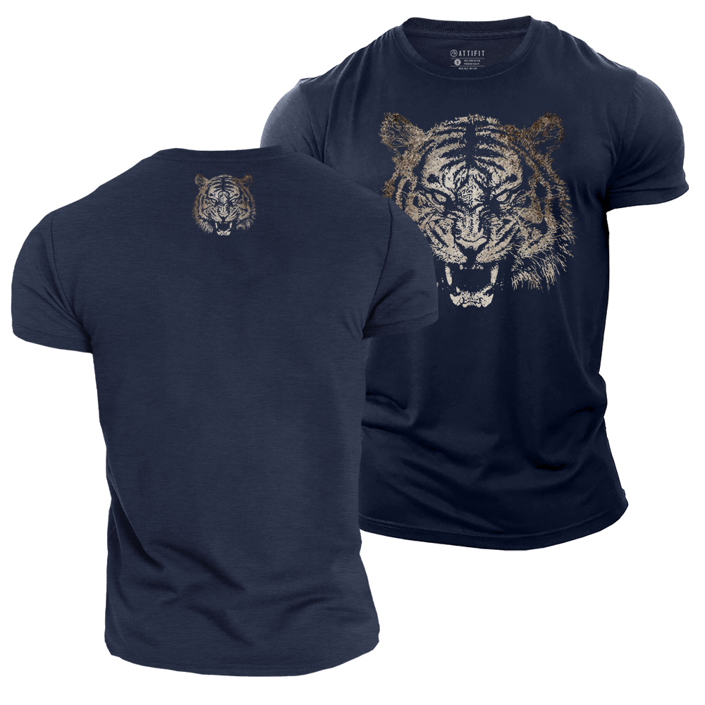 Wikinger-Grafik-T-Shirts aus Baumwolle