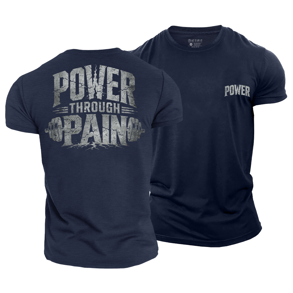 Power Through Pain Cotton T-Shirt