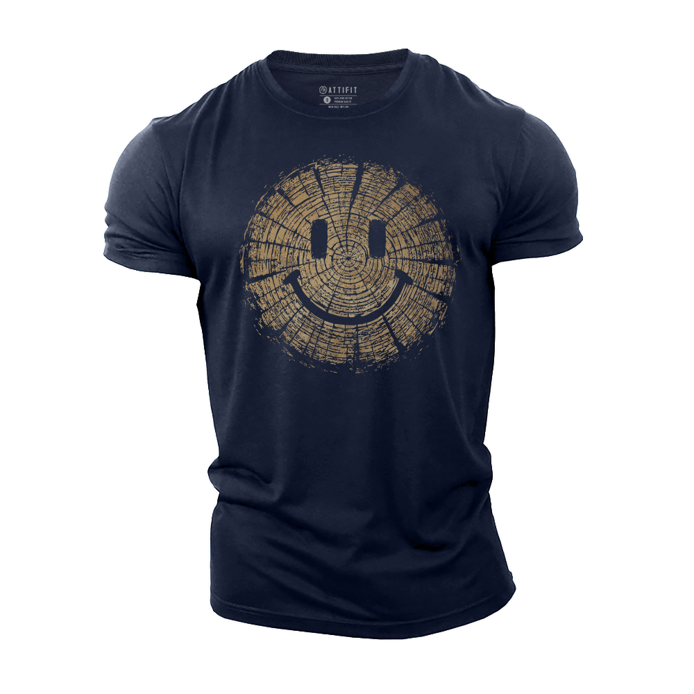 Smile Face Cotton T-Shirt
