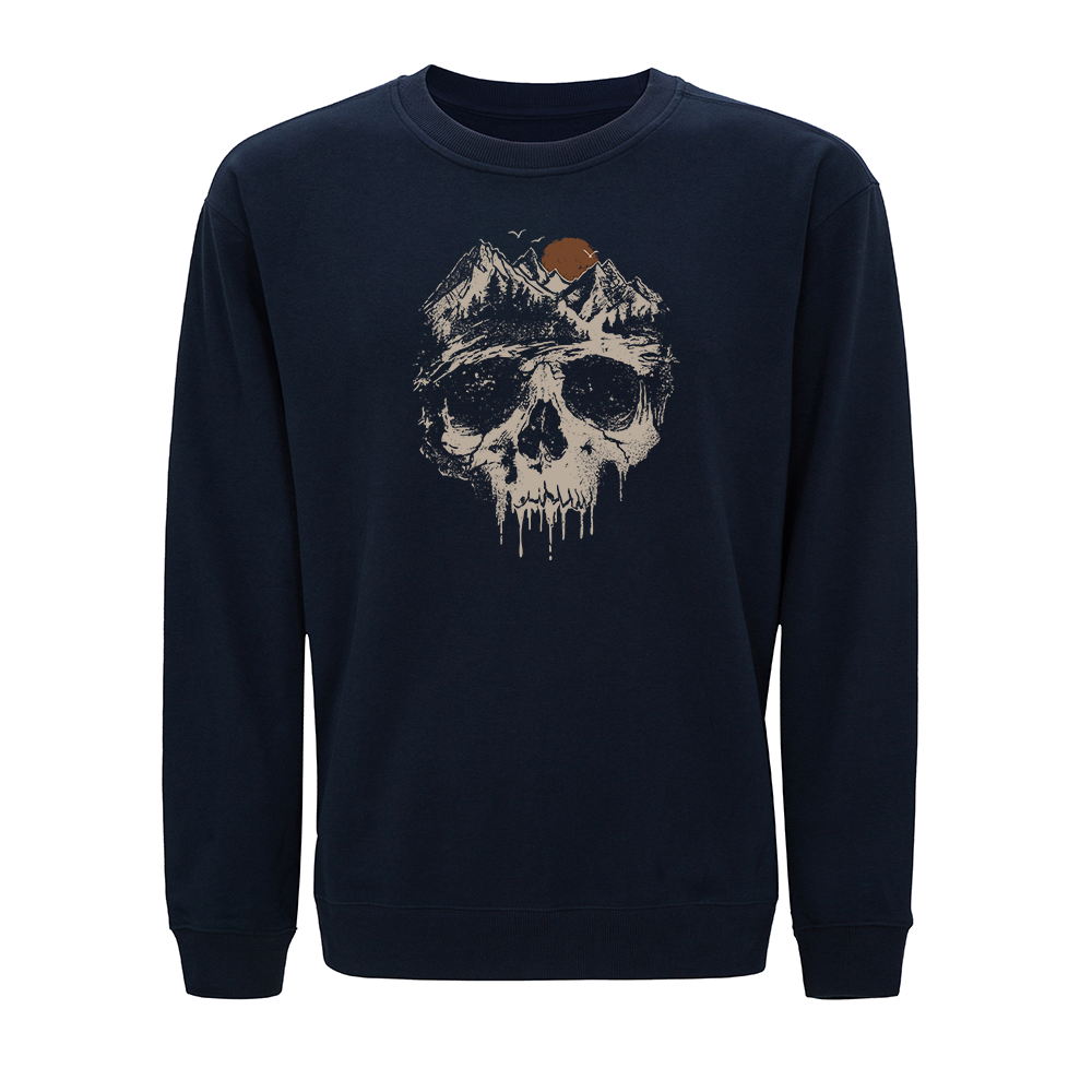 Mountain Skull Crewneck Sweatshirt
