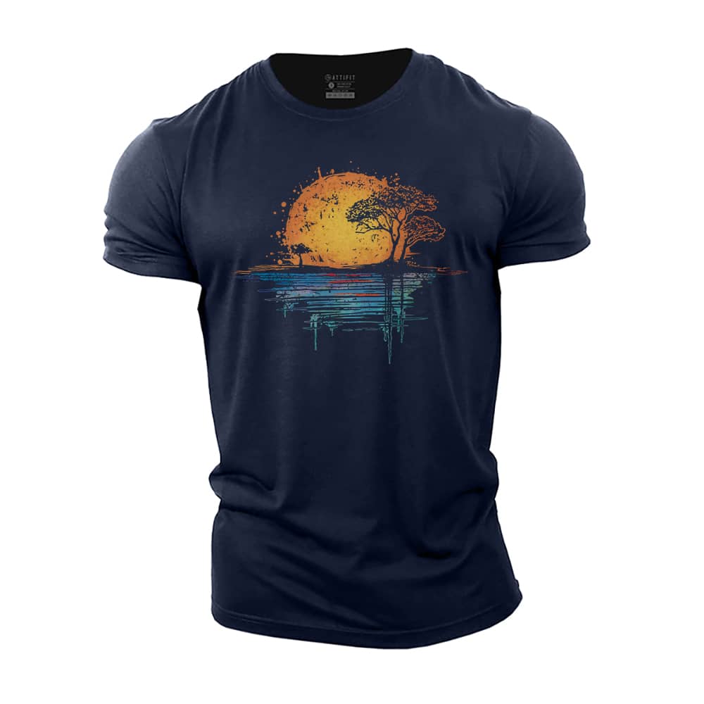 Twilight Reflections Cotton T-Shirt