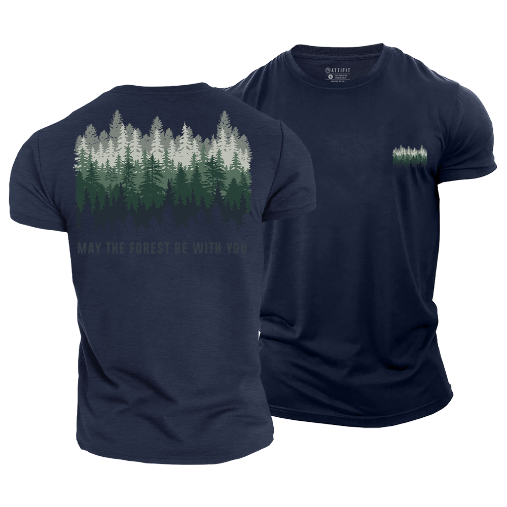 May the Forest Be with You Cotton T-Shirt