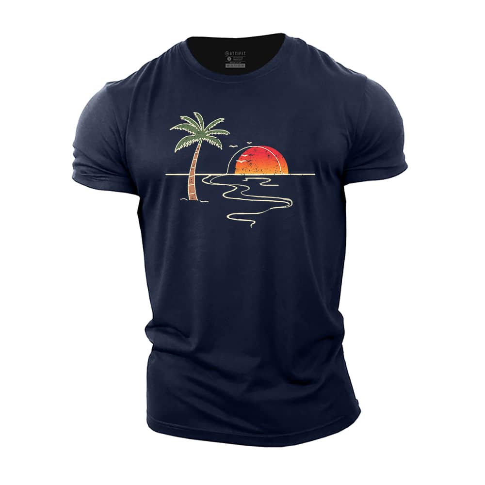 Sunset Drift Cotton T-Shirt