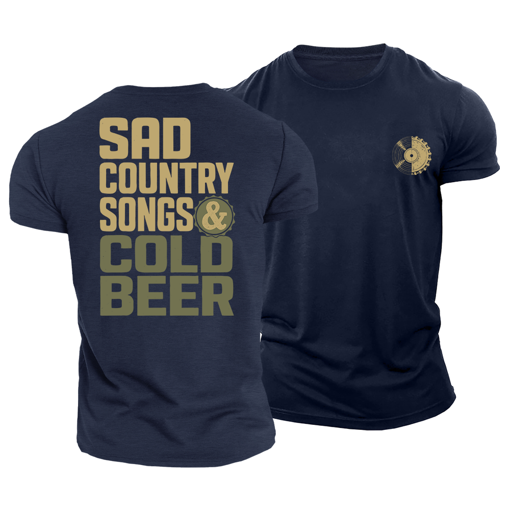 Cold Beer Country Cotton T-Shirt