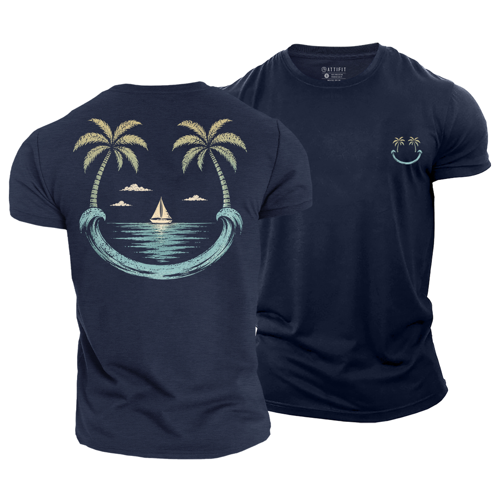 Coastal Good Vibes Cotton T-Shirt