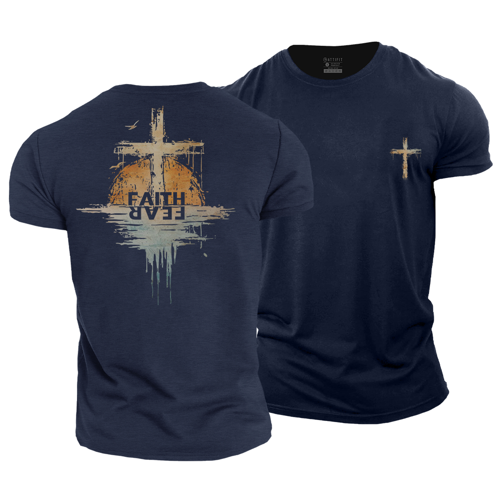 Faith Over Fear Cotton T-Shirt