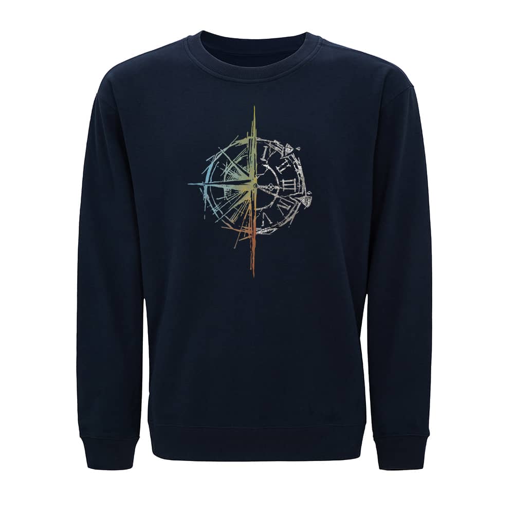Compass Clock Crewneck Sweatshirt