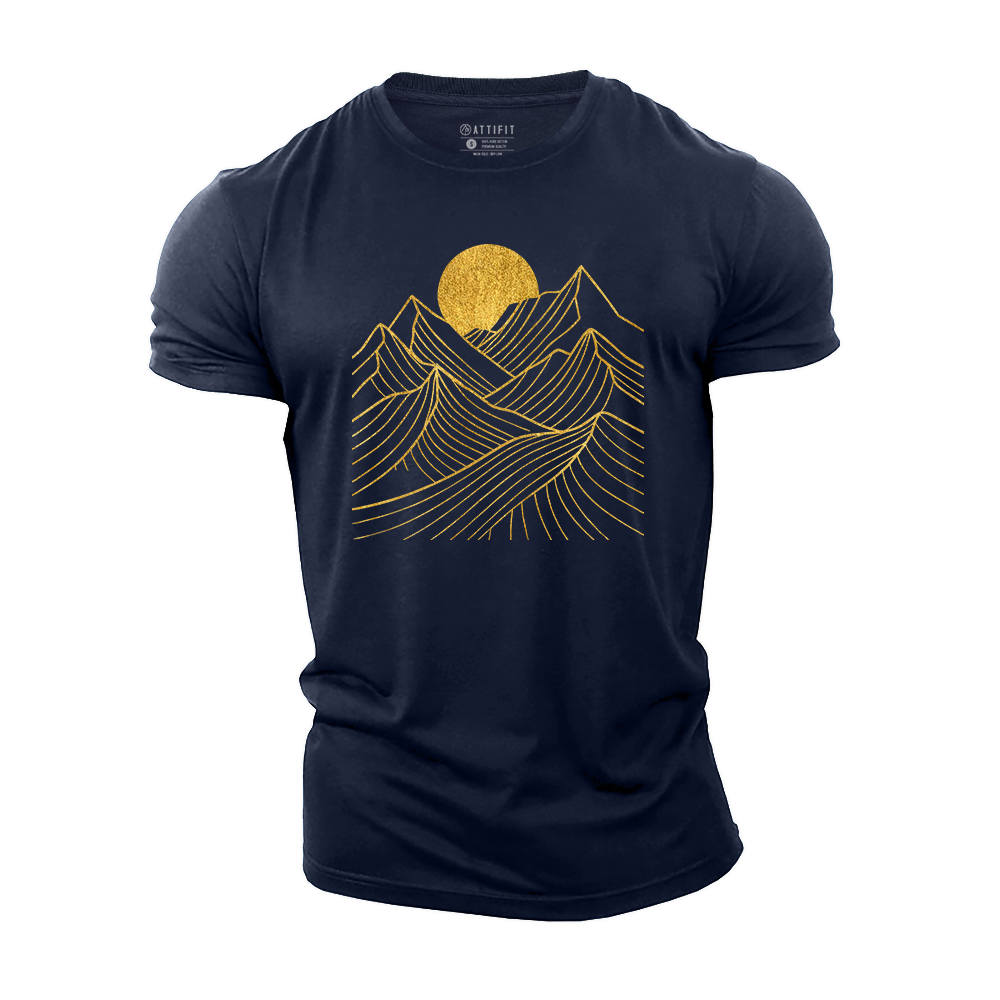 Sun over Silence Cotton T-Shirt