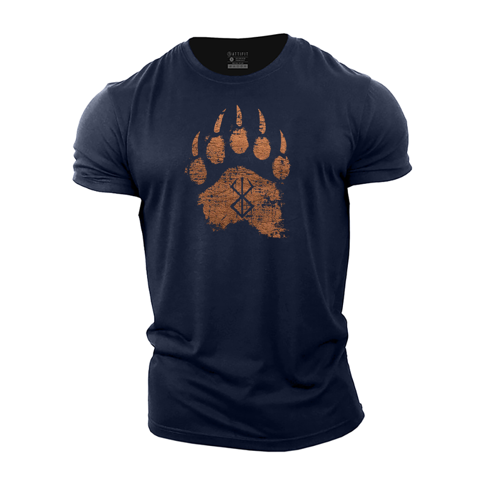 Bears Paw Rune Cotton T-Shirt