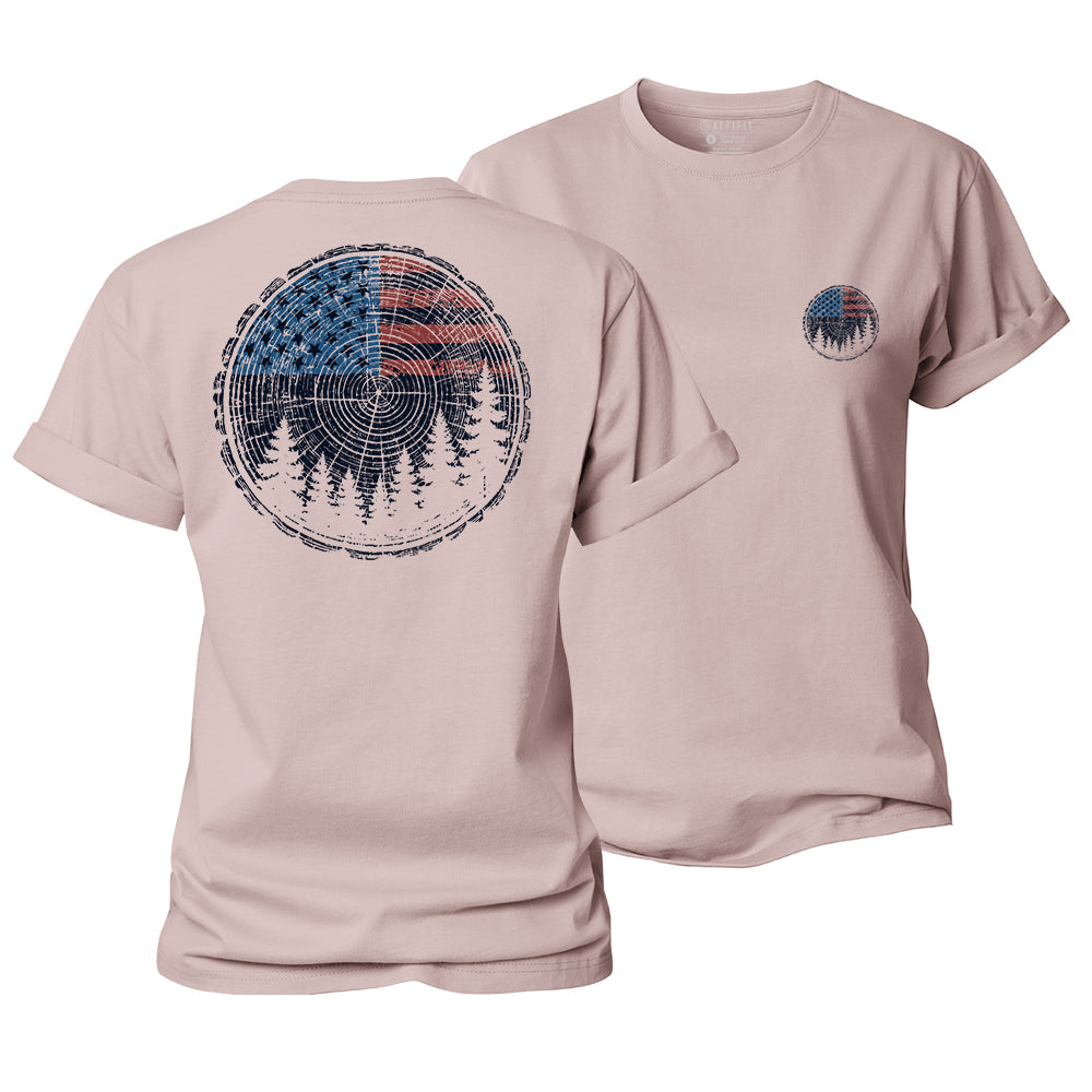 Rings of Freedom Women's Cotton T-Shirt