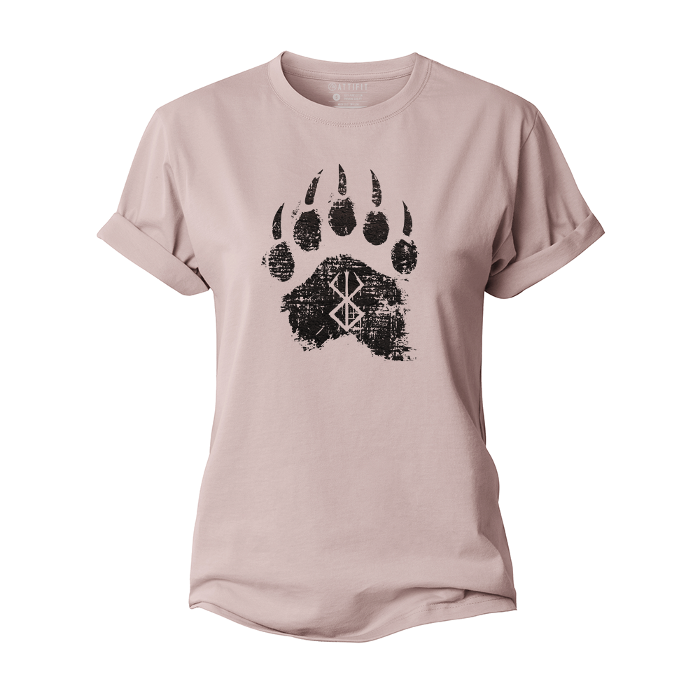 Bears Paw Rune Women's Cotton T-Shirt