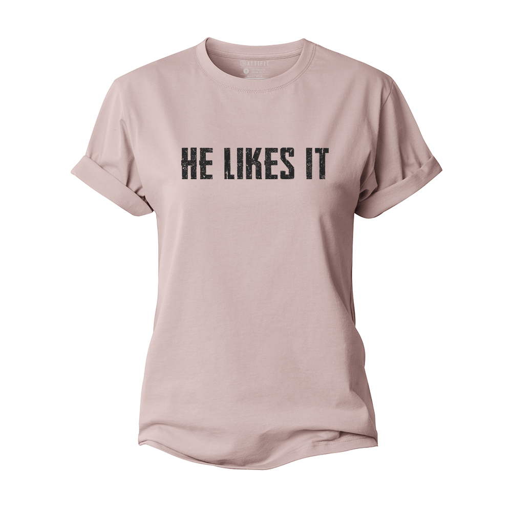 He Likes It Women's Cotton T-Shirt