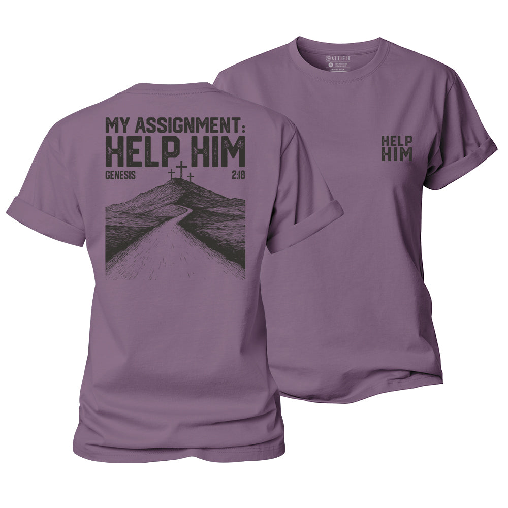 My Assignment: Help Him Women's Cotton T-Shirt