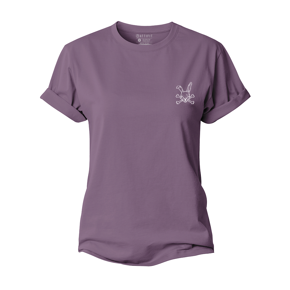 Skeleton Rabbit Women's Cotton T-Shirt