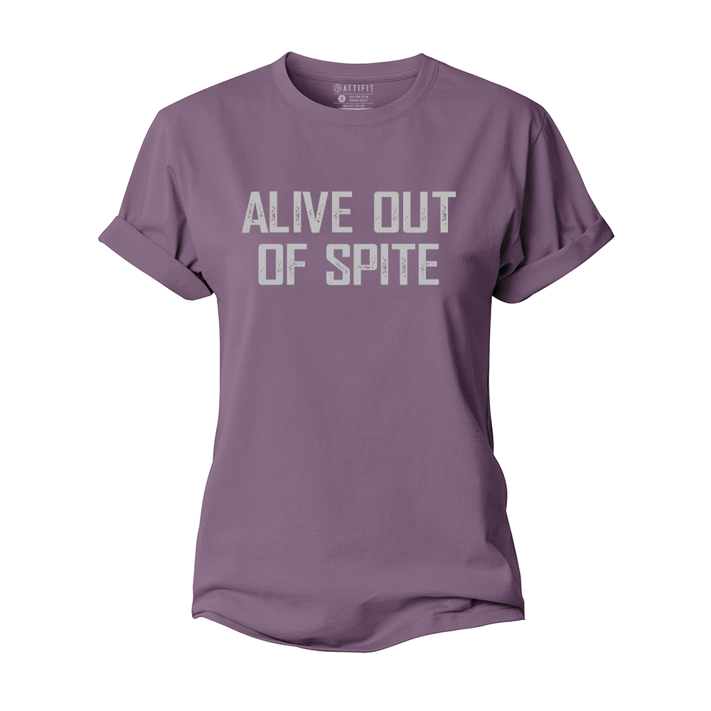 Alive out of Spite Women's Cotton T-Shirt