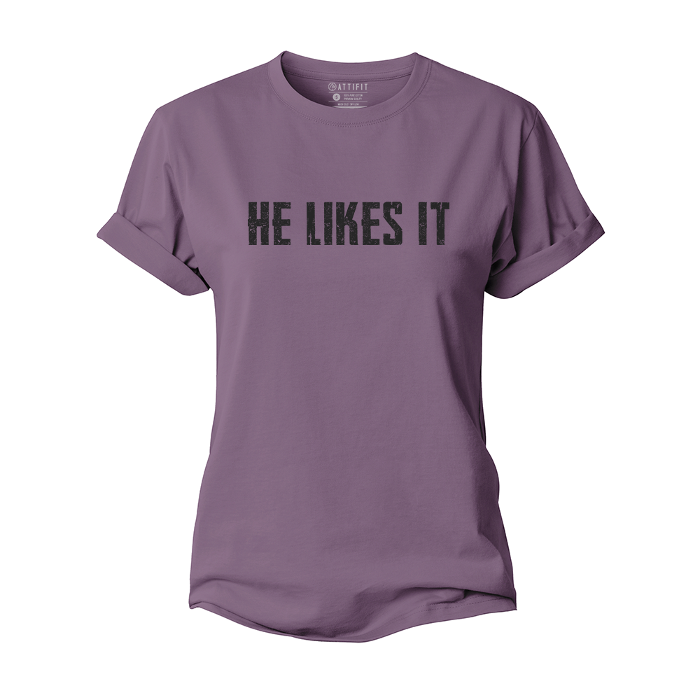 He Likes It Women's Cotton T-Shirt