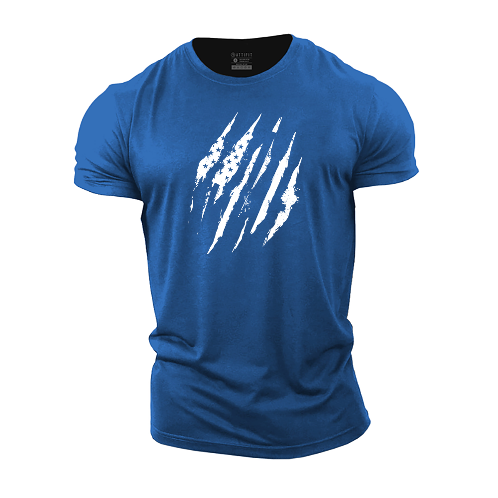 Fierce Claw Marks Cotton T-Shirt