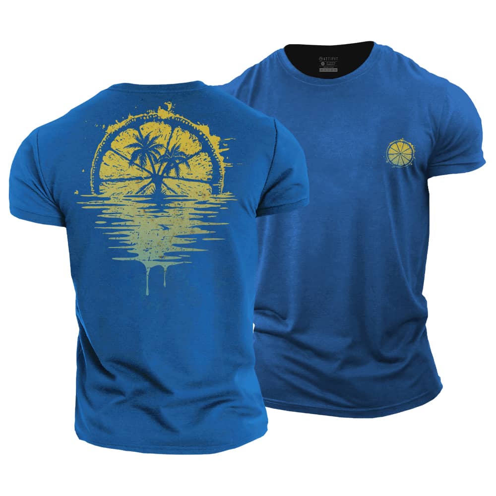 Lemon Reflection Cotton T-Shirt