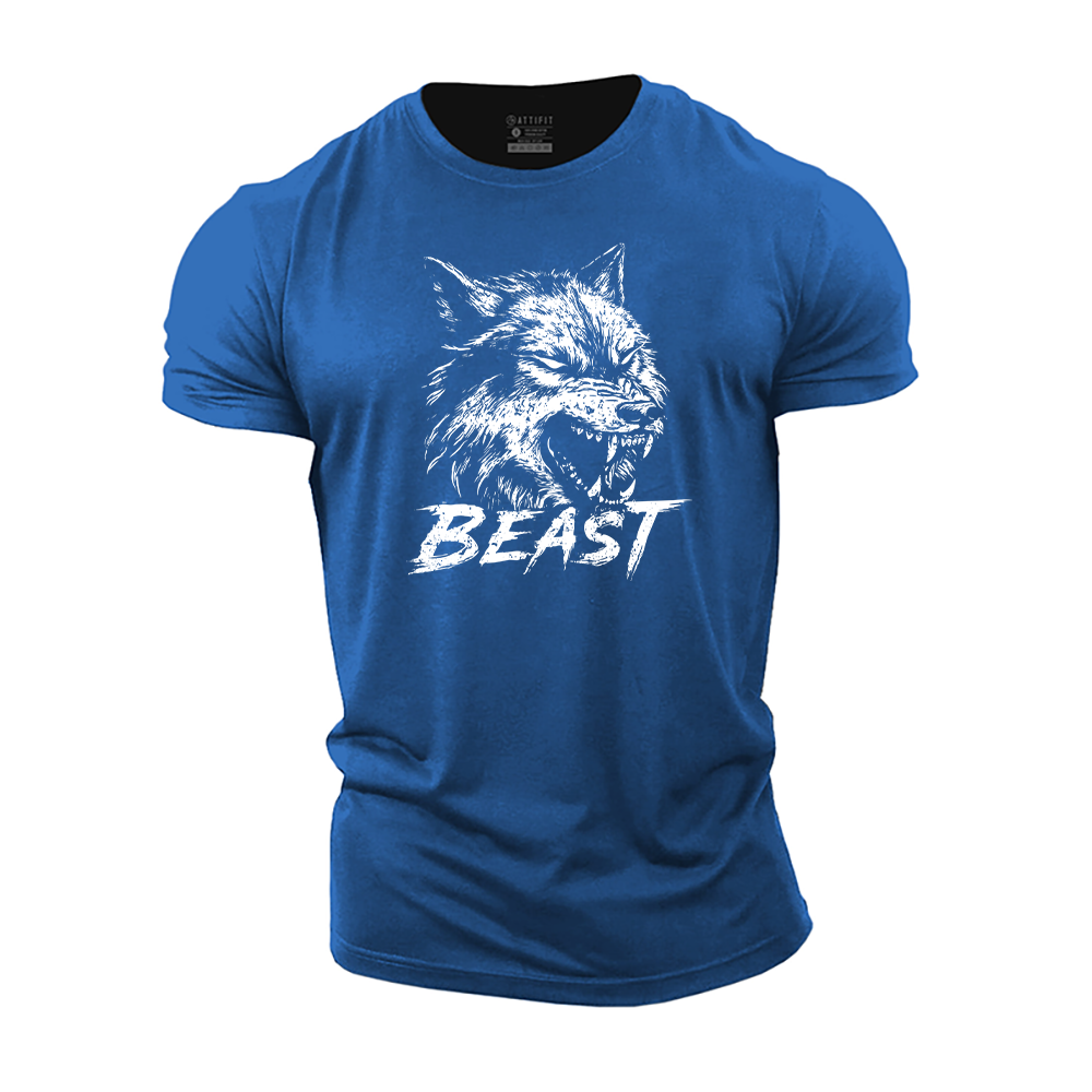 Beast Wolf Cotton T-Shirt