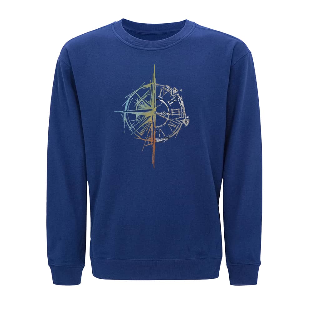 Compass Clock Crewneck Sweatshirt