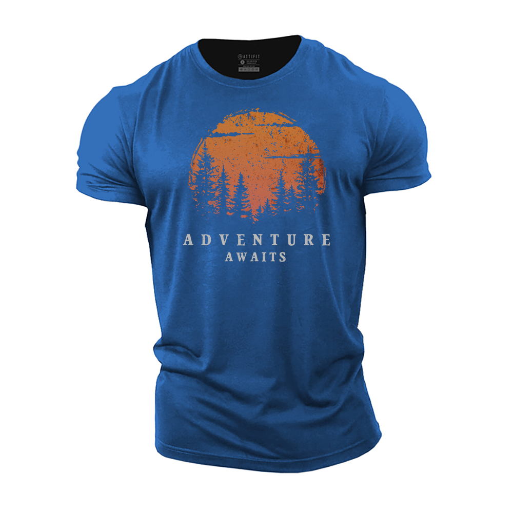 Adventure Awaits Cotton T-Shirt