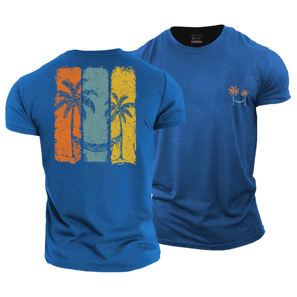 Smiley Palm Cotton T-Shirt