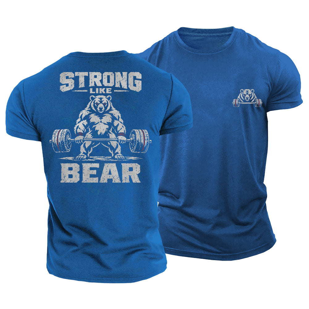 Bear Power Cotton T-Shirt