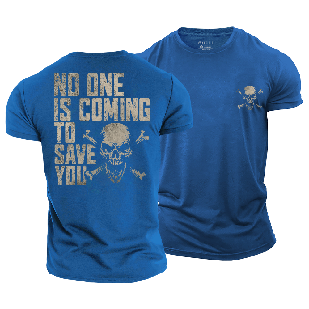 Save Yourself Skull Cotton T-Shirt