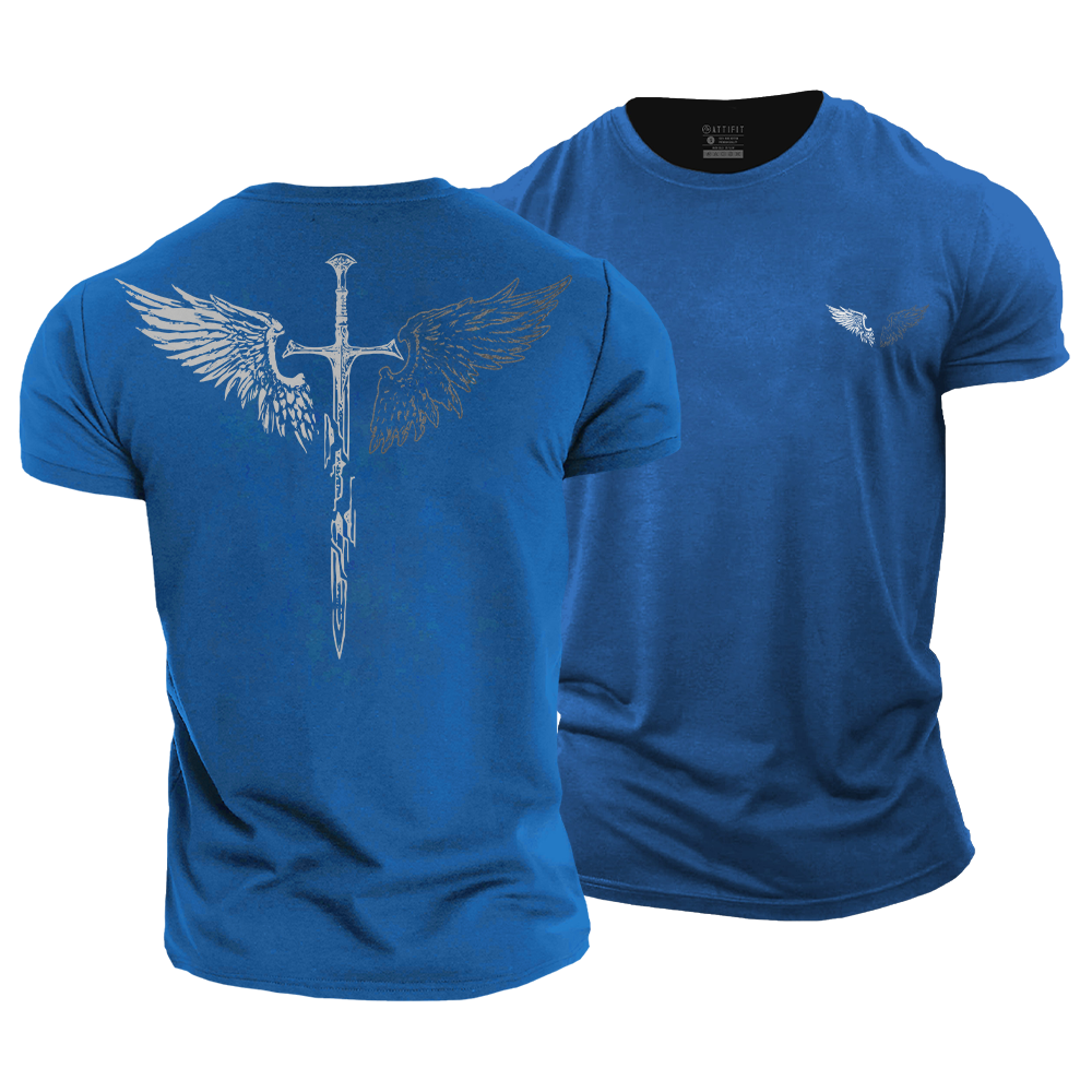 Sword of Light and Darkness Cotton T-Shirt