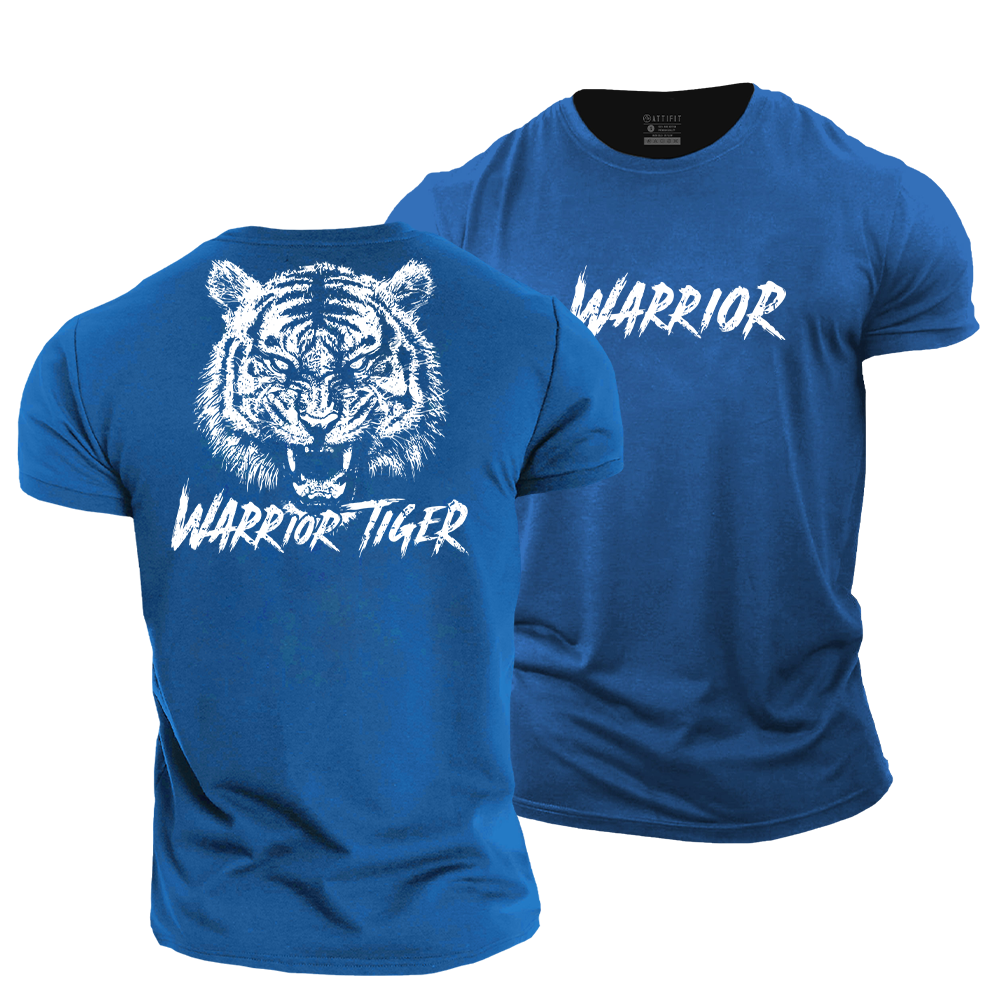 Warrior Tiger Cotton T-Shirt
