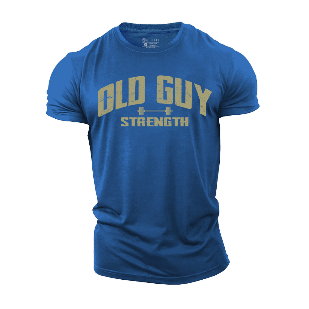Old Guy Strength Cotton T-Shirt