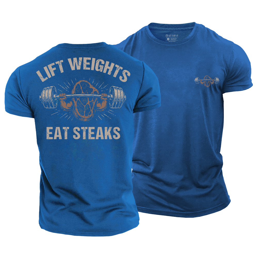 Steak and Strength Cotton T-Shirt