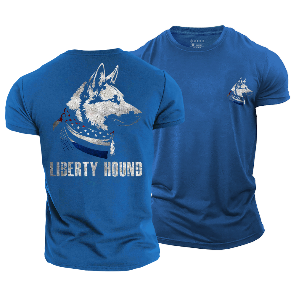 Liberty Hound Cotton T-Shirt