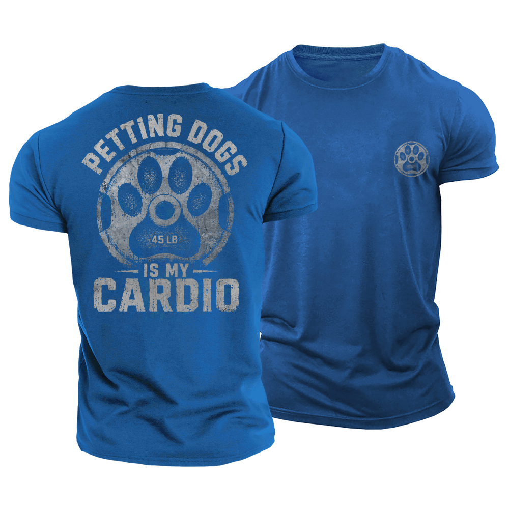 Petting Dogs Cardio Cotton T-Shirt