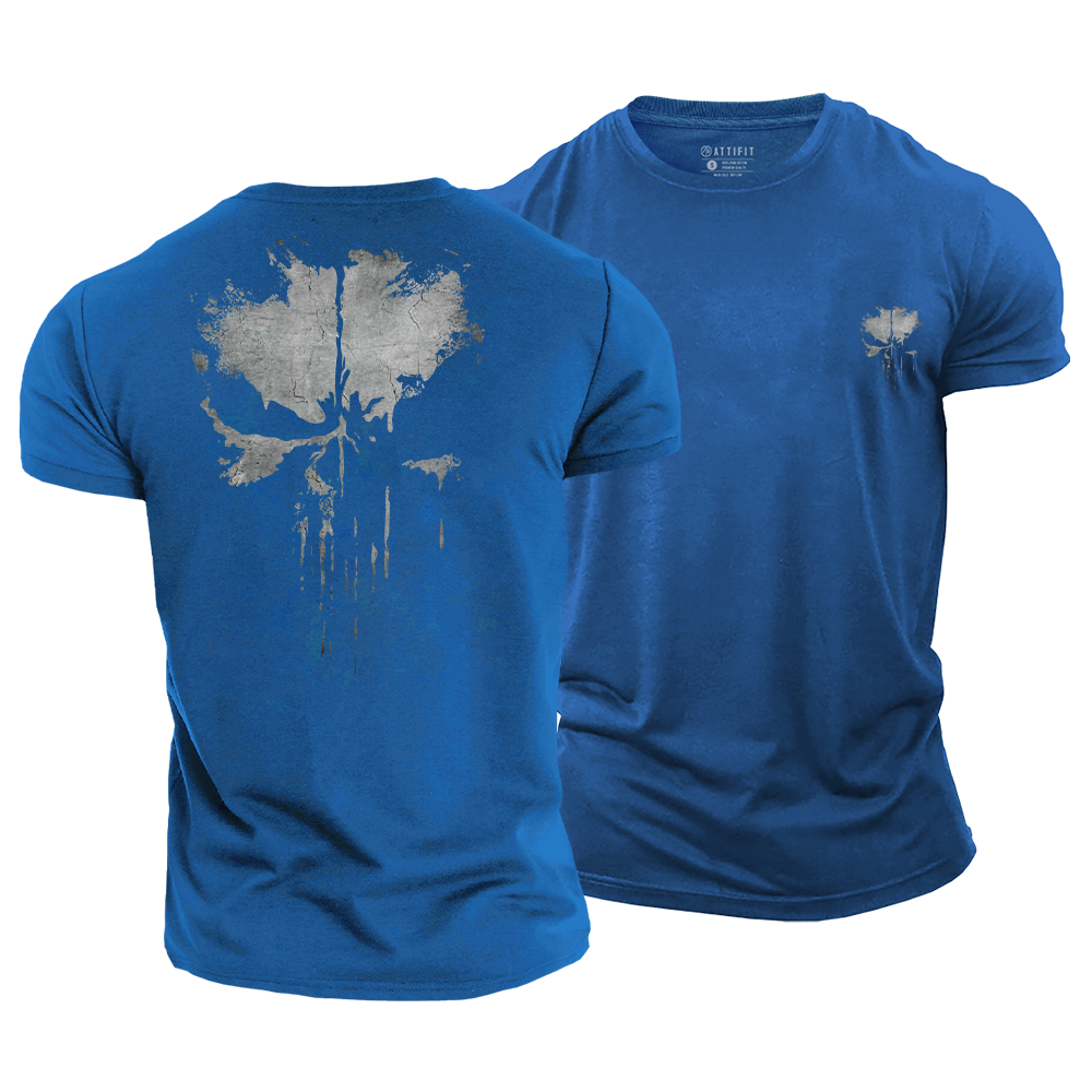 Skull Warrior Cotton T-Shirt