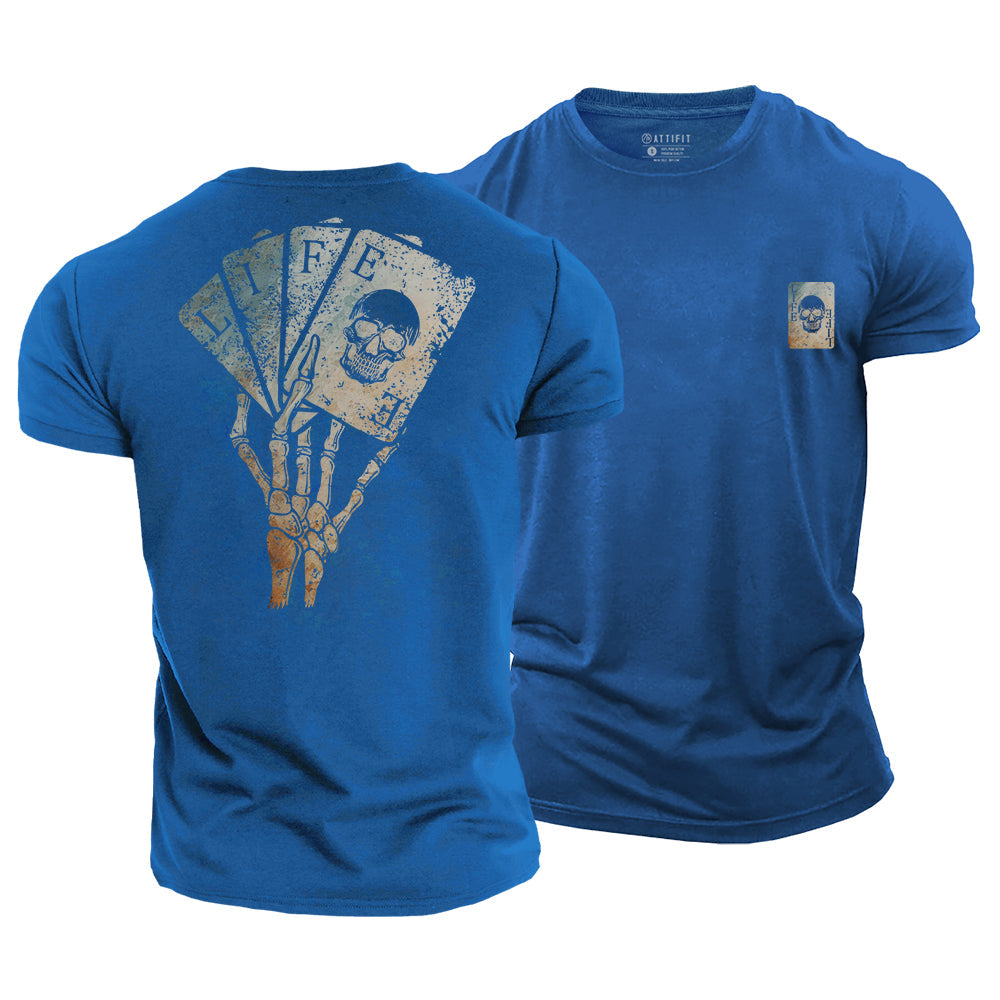 Life Poker Cotton T-Shirt