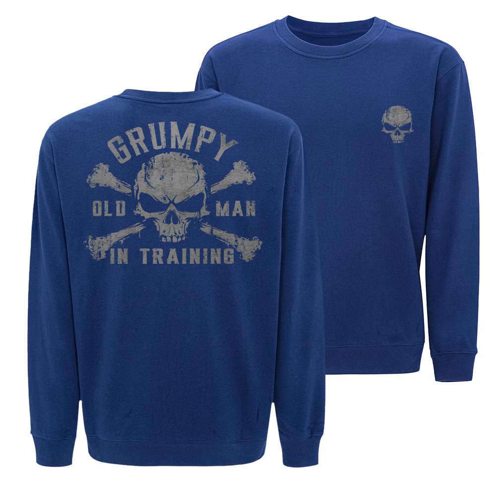 Grumpy Old Man in Training Crewneck Sweatshirt