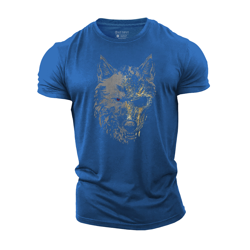 The Golden Wolf Cotton T-Shirt