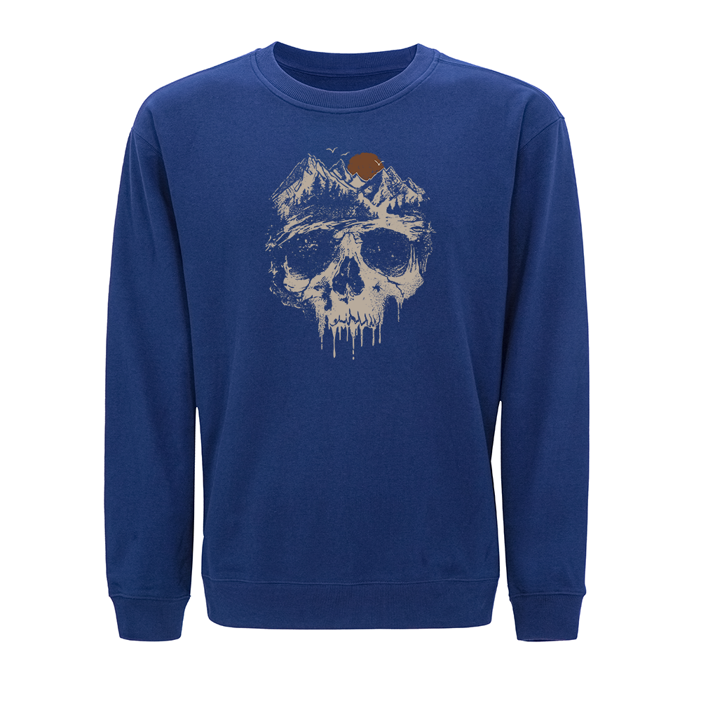 Mountain Skull Crewneck Sweatshirt