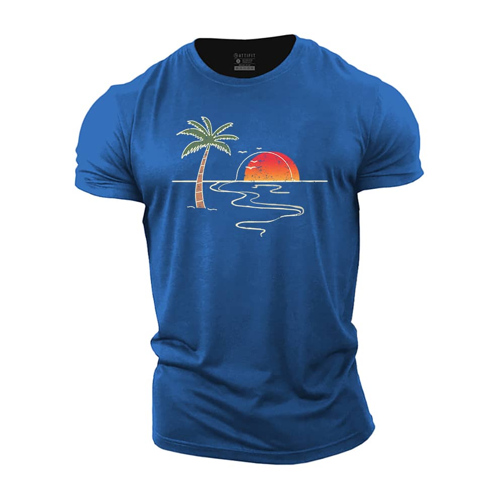 Sunset Drift Cotton T-Shirt