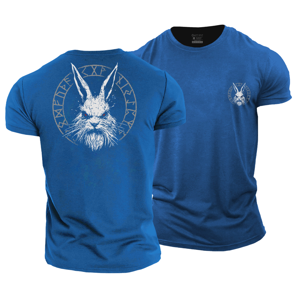 Viking Rabbit Cotton T-Shirt