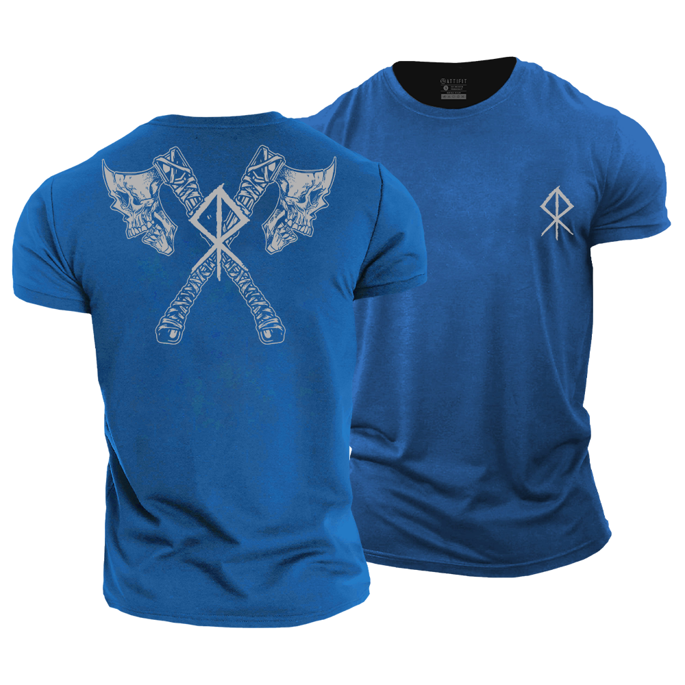 Viking Othala Rune Cotton T-Shirt