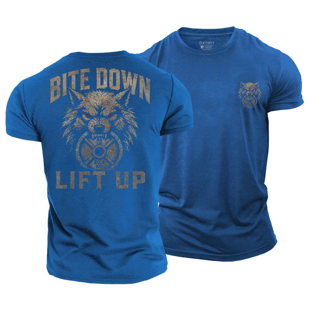 Lift like Wolf Cotton T-Shirt
