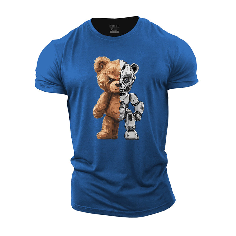 Mechanical Bear Cotton T-Shirt