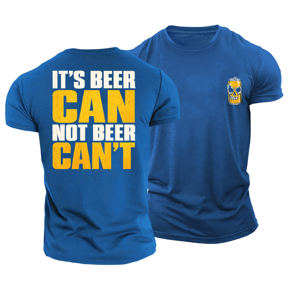 Beer Can Do It Cotton T-Shirt