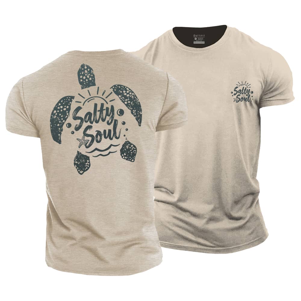 Salty Soul Cotton T-Shirt