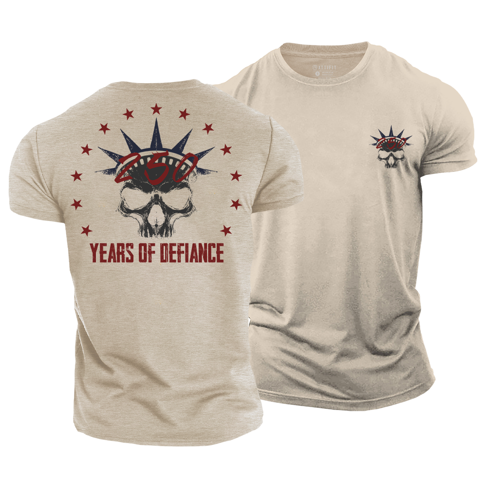 250 Years of Defiance Cotton T-Shirt